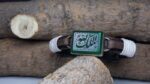 دستبند مردانه عقیق سبز کد 432