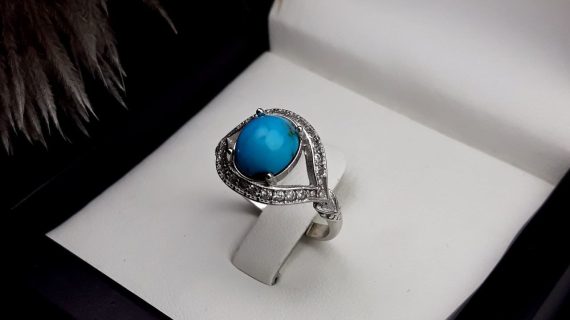 انگشتر زنانه فیروزه کد 2122