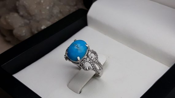 انگشتر زنانه فیروزه کد 2135