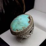 انگشتر مردانه فیروزه نیشابوری کد 2118