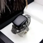 انگشتر زنانه عقیق مشکی کد 2150