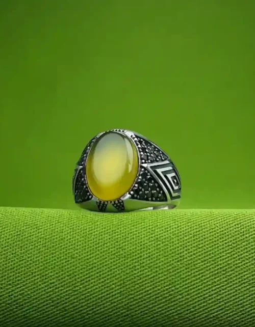 انگشتر شرف الشمس مردانه 02 کد 180