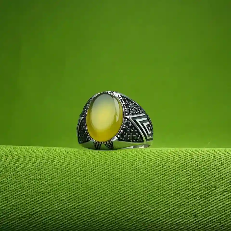 ring180.1 انگشتر شرف الشمس مردانه 02 کد 180