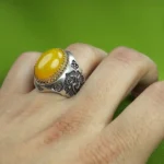 انگشتر شرف الشمس مردانه کد 68