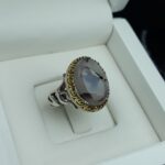 انگشتر نقره عقیق شجر کد 3507
