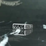 انگشتر نقره کد 3644 از نمای دیگر