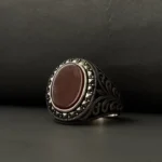 انگشتر نقره کد 3648 از نمای دیگر