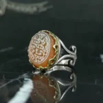 انگشتر نقره کد 3676 از نمای دیگر
