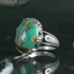 انگشتر نقره کد 3690 از نمای دیگر