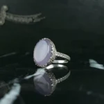 انگشتر عقیق سوسنی کد 3714 - نمای دیگر
