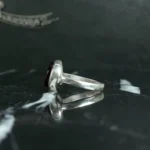 انگشتر عقیق کبدی خراسانی خطی کد 3715 - تصویر 3
