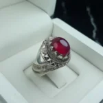 انگشتر یاقوت استار سرخ کد 3716