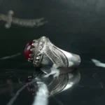 انگشتر یاقوت استار سرخ کد 3716 - تصویر 3