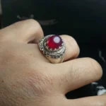 انگشتر یاقوت استار سرخ کد 3716 - تصویر 4