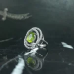 انگشتر زبرجد کد 3721 - تصویر 2