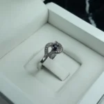 انگشتر طرح یاقوت کبود کد 3736