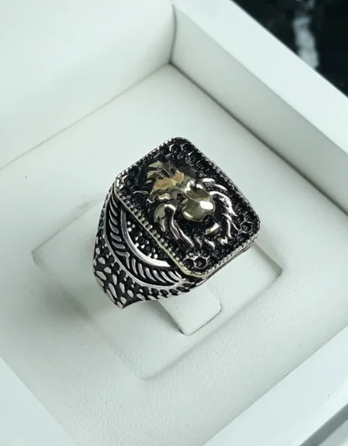 انگشتر اسپرت طرح شیر کد 3738