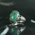 انگشتر فیروزه نیشابوری کد 3741 - تصویر 2