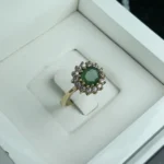 انگشتر زمرد کد 3744
