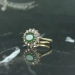 انگشتر زمرد کد 3744 - تصویر 2