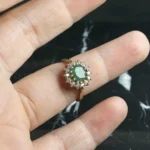 انگشتر زمرد کد 3744 - تصویر 4