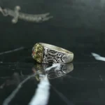 انگشتر اتمی پنج نگین کد 3746 - تصویر 2