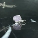انگشتر عقیق سوسنی خطی کد 3750