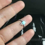انگشتر فیروزه نیشابوری کد 3751 - تصویر 3