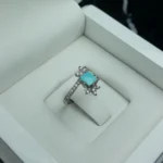 انگشتر فیروزه نیشابوری کد 3751 - تصویر 4