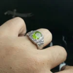 انگشتر زبرجد درجه یک کد 3752